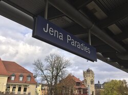 Schild "Jena Paradies"