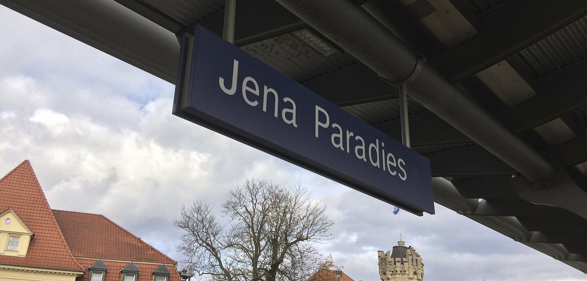 Schild "Jena Paradies"