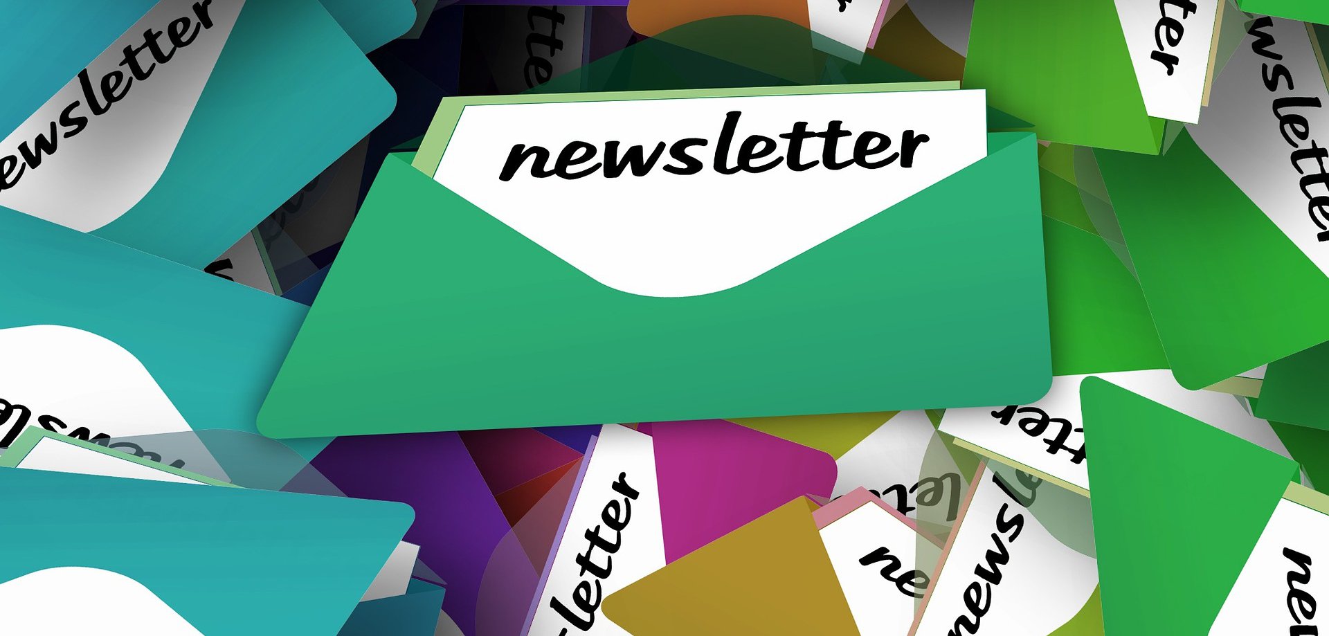 Bild Briefe bunt Newsletter